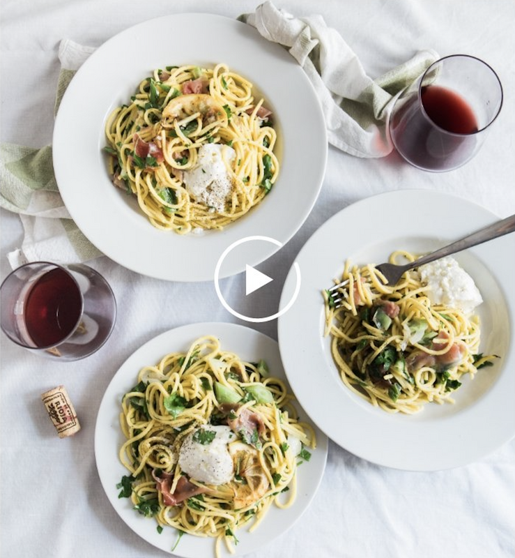 video de platos de comida